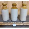 Image 2 : LOT OF 3 - STONEWARE GINGER BEER BOTTLES