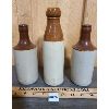 Image 2 : LOT OF 3 - STONEWARE GINGER BEER BOTTLES