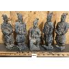 Image 1 : LOT OF 5 - TERRACOTTA WARRIORS - SEE ALL PICS