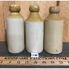 Image 2 : LOT OF 3 - STONEWARE GINGER BEER BOTTLES