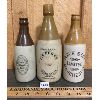 Image 1 : LOT OF 3 - STONEWARE GINGER BEER BOTTLES