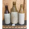 Image 3 : LOT OF 3 - STONEWARE GINGER BEER BOTTLES