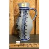 Image 2 : ORNATE SIGNED SALT GLAZED STONEWARE PITCHER - 10in TALL