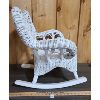 Image 3 : CHILDS WICKER ROCKING CHAIR - 22 x 22 x 23in