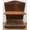 Image 1 : ANTIQUE SHO-MOR TORONTO WOODEN DISPLAY SHELF - 16 x 35.5 x 46in