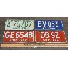 Image 1 : LOT OF 4 - 1960's-1970's OHIO LICENSE PLATES