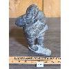 Image 1 : JOHNNY H - INUIT SOAPSTONE CARVING - 8.5in TALL