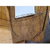 Image 2 : LARGE WOODEN MODEL "HERON" SAILBOAT  - 