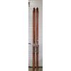 Image 1 : ANTIQUE 'NORTHERN' WOODEN SKIS - 82 INCHES