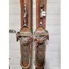 Image 3 : ANTIQUE 'NORTHERN' WOODEN SKIS - 82 INCHES
