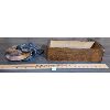 Image 1 : LOT OF 2 - ANTIQUE WOODEN PULLEY & WOODEN BOX 