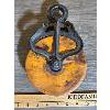 Image 4 : LOT OF 2 - ANTIQUE WOODEN PULLEY & WOODEN BOX 
