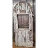 Image 1 : LARGE PRIMITIVE WOODEN DOOR - 32 x 77in