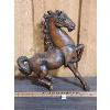 Image 2 : WOODEN HORSE STATUE - 17in TALL