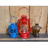 Image 1 : LOT OF 3 - LANTERNS - INCL BLUE WINGED WHEEL MADE IN JAPAN 