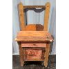 Image 1 : PRIMITIVE ANTIQUE WASH STAND - 15 x 24 x 47in