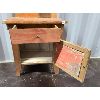 Image 2 : PRIMITIVE ANTIQUE WASH STAND - 15 x 24 x 47in