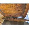Image 4 : ANTIQUE WOODEN CRADLE W/ ORIGINAL PAINT - 26 x 27 x 35.5in