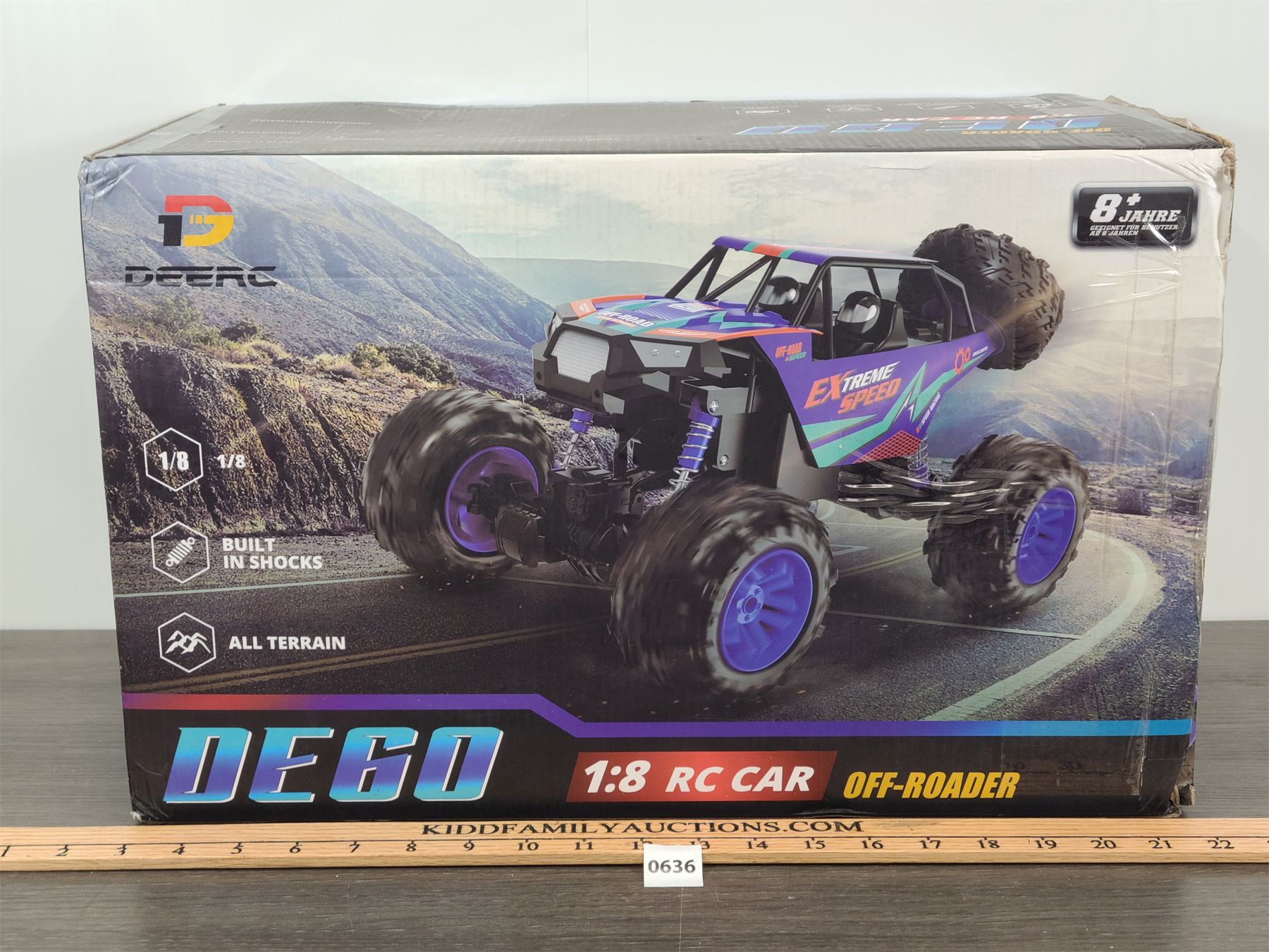 DEERC - DE60 OFF ROADER RC CAR - 1:8 SCALE - Kidd Family Auctions