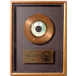 Shaun Cassidy - RIAA Certified Gold Record For That's R