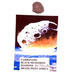CARBONADO- A BLACK DIAMOND FROM SPACE