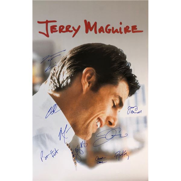 Jer+B39ry Maguire Tom Cruise Signed Poster