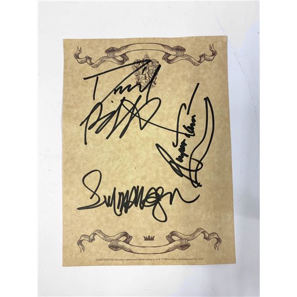 Autograph Signed Harry Potter Prints