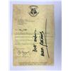 Image 1 : Autograph Signed Harry Potter Letter