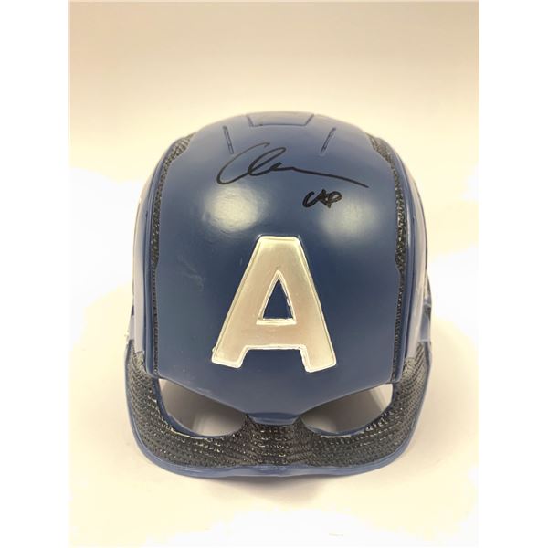 Autograph Signed Captain America Mask