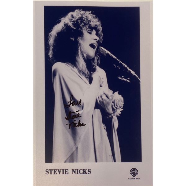 Autograph Signed Stevie Nicks Photo