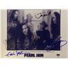 Image 1 : Autograph Signed Pearl Jam Photo
