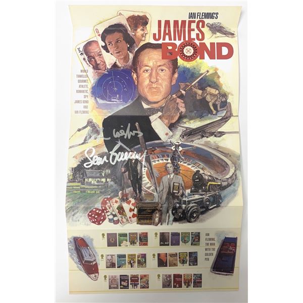Autograph James Bond Stamp Sean Connery