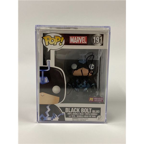 Autographed Black Bolt Beckett Funko Pop
