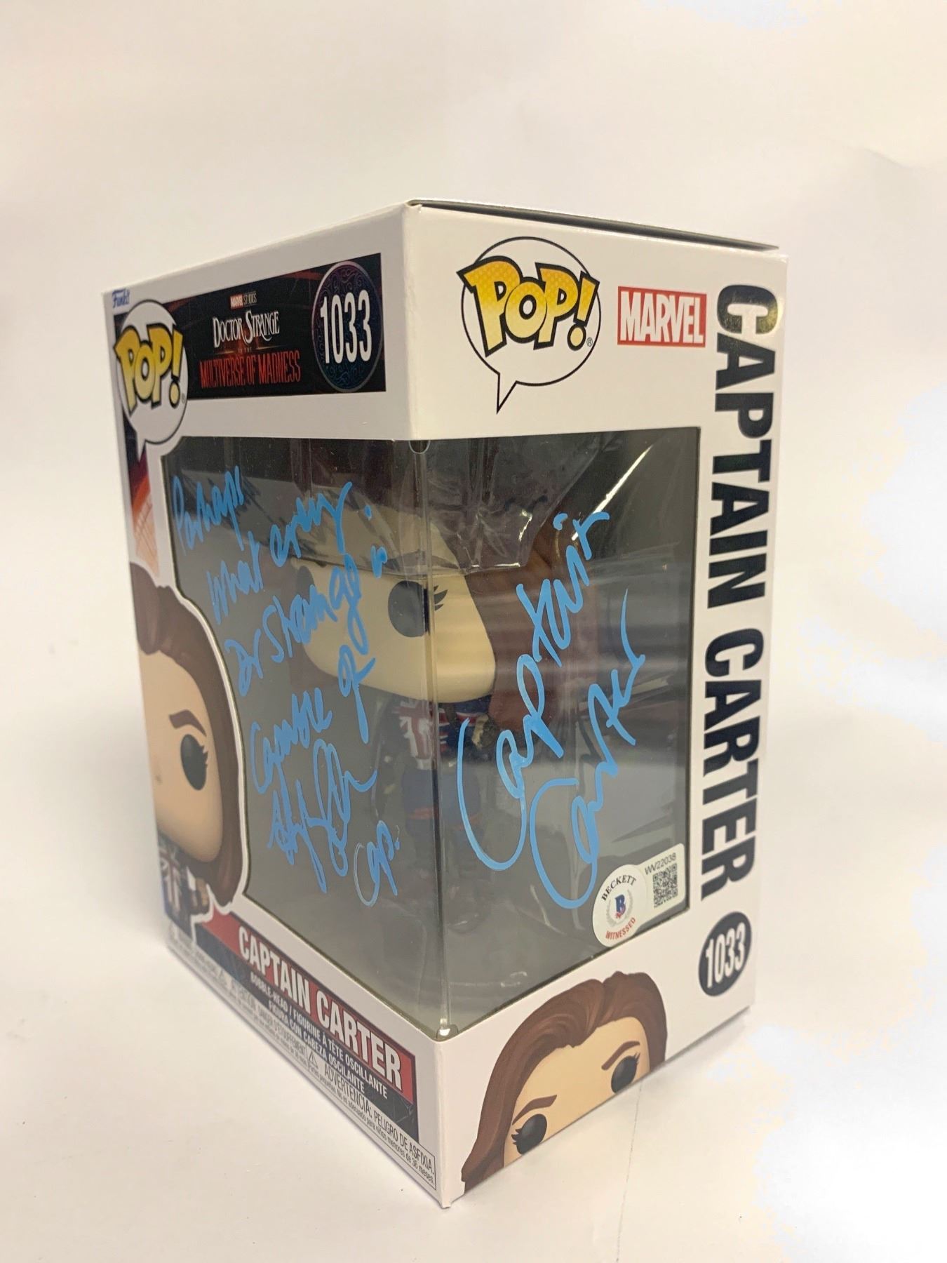 Autographed Captain Carter Beckett Funko Pop Autographed Captain Carter Beckett Funko Pop