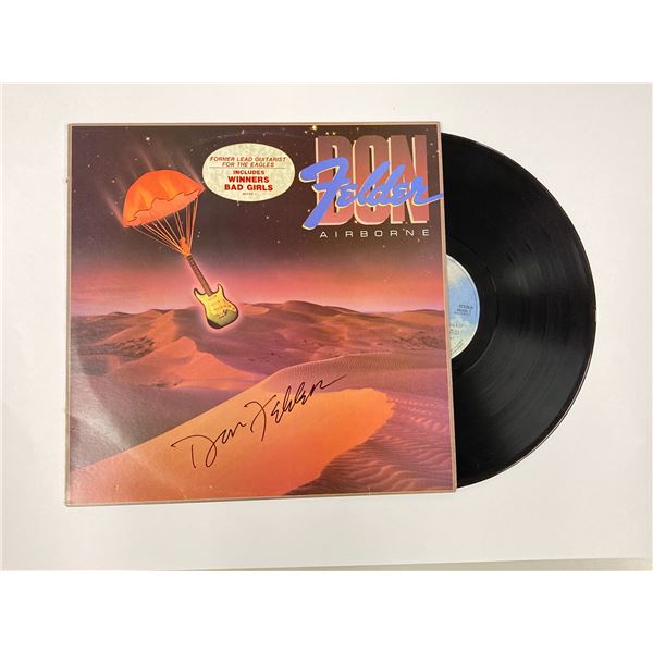 Autograph Signed Don Felder Airborne Vinyl