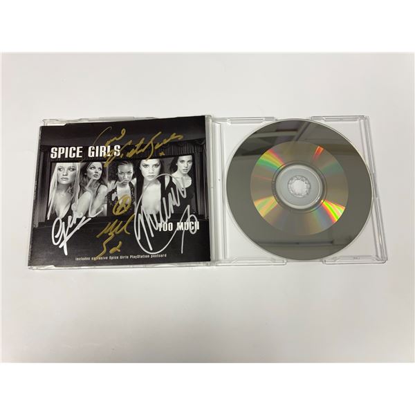 Autograph Signed Spice Girls Too Much Single