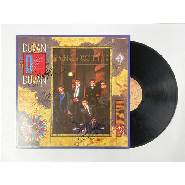 Autograph Signed Duran Duran Ragged Tiger Vinyl