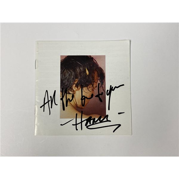 Autograph Signed Harry Styles CD Booklet
