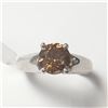 Image 1 : 10K  CHOCOLATE DIAMOND (1.55CT) RING SIZE 6.5
