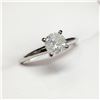 Image 2 : 14K  SOLITAIRE DIAMOND(0.96CT) RING SIZE 6.5