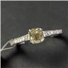 Image 2 : 14K  YELLOW DIAMOND (0.9CT) DIAMOND(0.07CT) RING SIZE 6.75