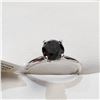 Image 1 : 14K  BLACK DIAMOND(1.8CT) RING SIZE 6.5