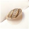 Image 1 : 14K  DIAMOND(0.2CT) RING SIZE 7