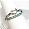 Image 2 : 14K  EMERALD(0.3CT) RING SIZE 7