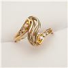 Image 1 : 14K  DIAMOND(0.12CT) RING SIZE 6