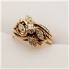 Image 2 : 10K  DIAMOND(0.04CT) RING SIZE 5