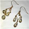 Image 1 : 18K  NATURAL SAPPHIRE(3.8CT) DIAMOND EARRINGS