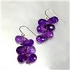 Image 1 : 14K  AMETHYST 14.9 EARRINGS