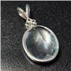 Image 2 : 14K  AQUAMARINE(8CT) DIAMOND(0.05CT) PENDANT