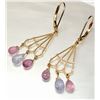 Image 1 : 14K  SAPPHIRE(4.5CT) EARRINGS